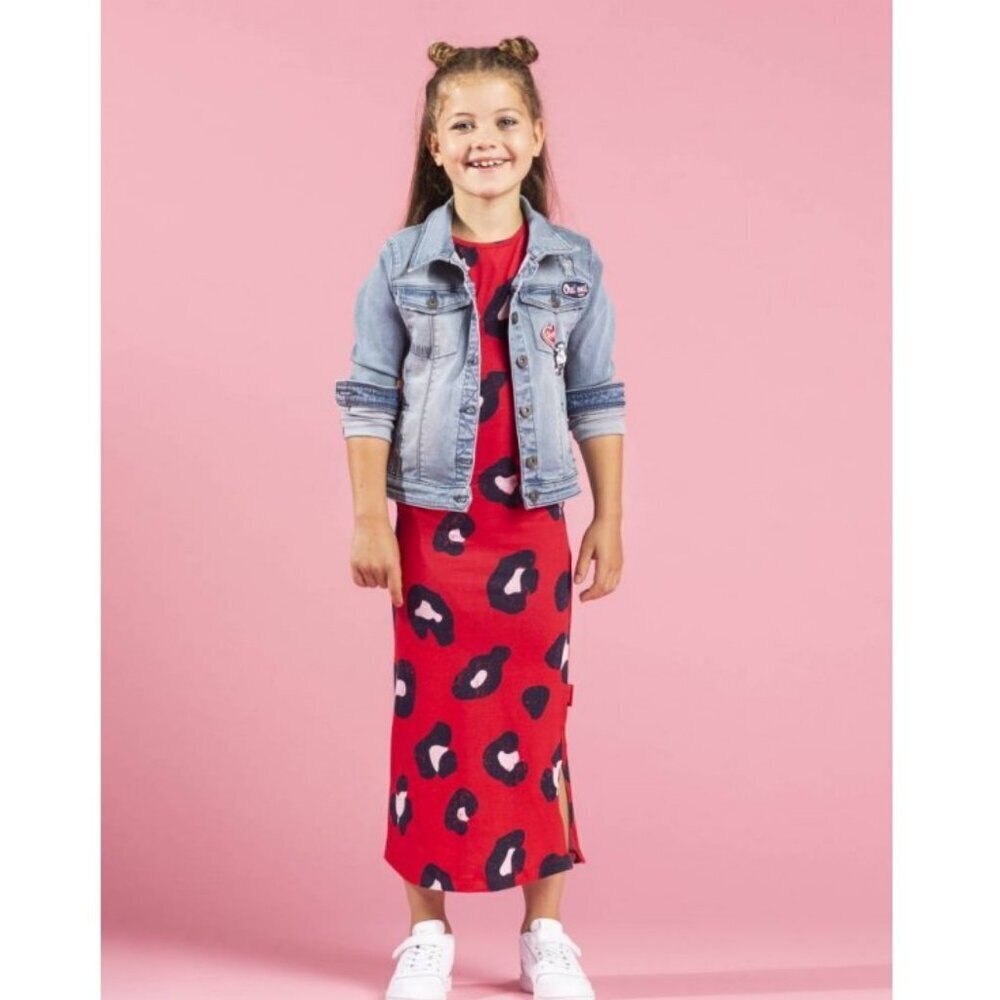 NWT Quapi Maxi print red dress size 6